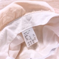 くすみピンク♡ベビー用帽子46㎝の画像