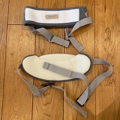 【ほぼ新品】ヒップシート 肩紐つき・大容量収納 グレーの画像