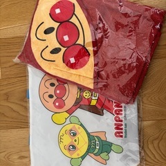 アンパンマンリバーシブルトートバッグ　アンパンマンフード付きタオル