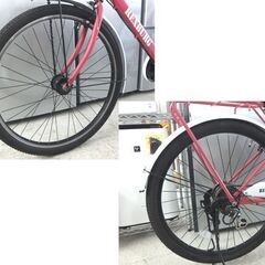 南12条店 26インチ 自転車 シティサイクル 6段切替 ピンク