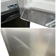 NO.2309【2022年製】AQUA アクア ノンフロン冷凍冷蔵庫 AQR-14N(S) 135L 冷蔵85L/冷凍50L 家電 中古の画像
