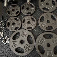 バーベルシャフト他筋トレ用品の画像