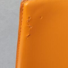 値下げしました　4月15日まで 椅子  チェア オレンジ 1脚の画像