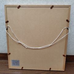 額縁　ガラス面　木製　色紙サイズ　横向き　縦向きの画像