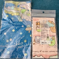 【新品 定価の半額価格】すみっコぐらし 新学期4点セット コップ 箸 ハンカチ ランチクロス★子供服フリマしてますの画像
