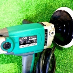 美品♦️RYOBI♦️100v/電動サンダーポリッシャー　PE-1400 回転速度ダイヤル付　動作確認済 の画像