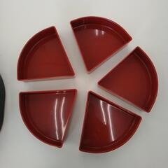 ★美品★お重　梅型　２段　TJ10855の画像