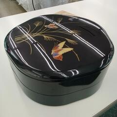 ★美品★お重　梅型　２段　TJ10855の画像