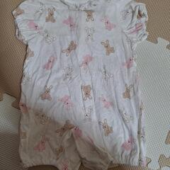 値下💴⤵【新品】新生児服 50-60 半袖 女の子　夏服③の画像