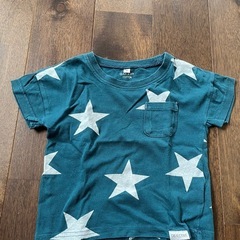 《２５》星柄　Ｔシャツ （80cm） 