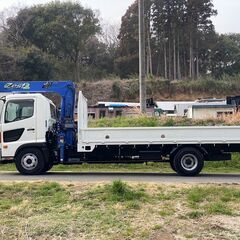 【J-0082】日野 レンジャー FC9JKA 4段フックイン クレーン タダノ H25年式 6万km AT車 最大積載量2650kg 東洋ボディ リモコン付 1年車検付の画像