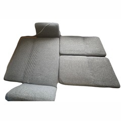 ソファベッド　グレーの画像