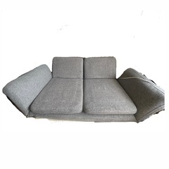 ソファベッド　グレーの画像