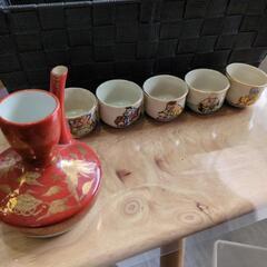 おちょこ5つ  徳利 セット