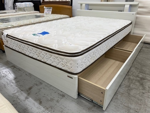 【愛品館 江戸川店 】 引き出し付き ダブルベッド dreambed（ドリームベッド）