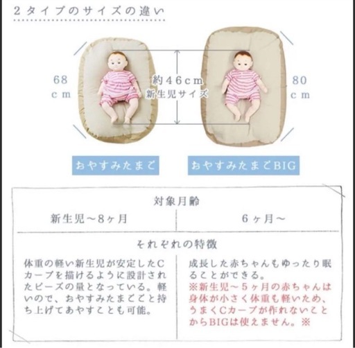 新品未使用　おやすみたまご BIG