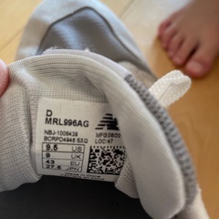27.5cmニューバランス996ライトグレーの画像