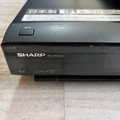 SHARP取引中ブルーレイディスクレコーダー2009年製の画像