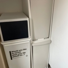 ゴミ箱　ダストボックス　3点　usedの画像