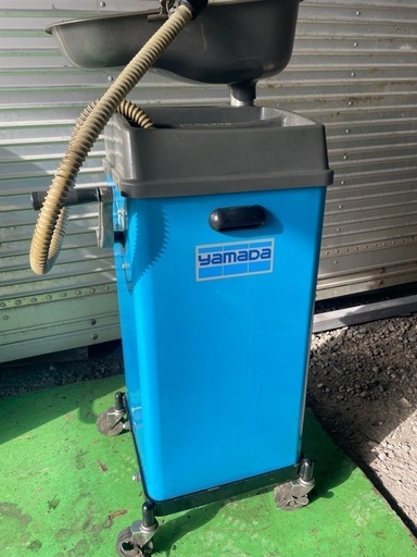 オイルドレン　yamada　補修してご使用ください　廃油受け　55Ｌ　格安売切り！全国発送可能！ ヤマダコーポレーション オイルドレーンエアポンプ付 ブルー ODー