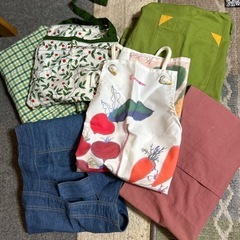 レトロなエプロン6枚セット★