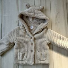 【GAP baby】くまみみアウター18-24monthの画像