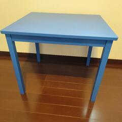 IKEA KRITTER　キッズテーブル＆チェア　青　2500円の画像