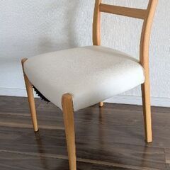 ダイニングチェア（白）1脚