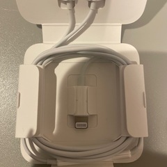 未使用　Apple iPhone Lightning有線イヤホンの画像
