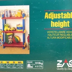 新品未使用未開封品 カラフルプラスチックシェルフ オープンラック 軽量 組立工具不要 幅75×奥行33×高さ110cm 3段の画像