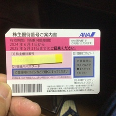 ANA株主優待券1枚