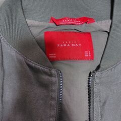 【受け渡し予定者様決定】★ZARA　リネン　MA-1 ジャケット　<メンズ>の画像