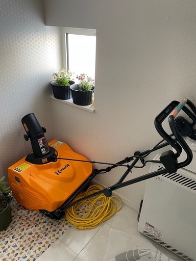 HAIGE/ハイガー 電動除雪機 HG-K1650 コード式 手押し式 100V 1600W