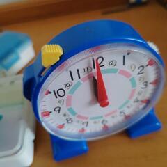さんすうブロック&おはじき&時計の画像