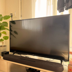 【美品⭐︎ ２つで 36,000円!! 43型テレビ ＆ スピー...