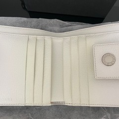 NEW 新品 BVLGARI ロゴマニア 財布 Silverの画像