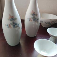 値下げ　Noritake プリンセス　酒器セット　徳利　お猪口　ティーカップセットの画像