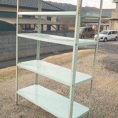 ５段の『スチールラック』が組み立て済みだからうれしい✨◐１２０✕...
