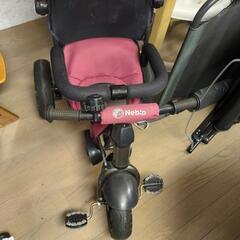 半額セール中！ 三輪車 かじとり 大型タイヤ バギー ベビーカーの画像