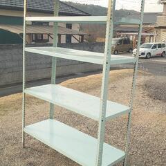 ５段の『スチールラック』が組み立て済みだからうれしい✨◐１２０✕...