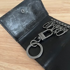 DIESEL 黒革キーケースの画像