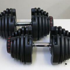 可変式ダンベル・アジャスタブルダンベル 5-40kg 17段階調節 筋トレ・エクササイズの画像