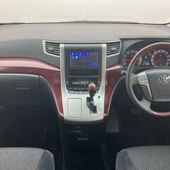 【自社ローン対象】トヨタ　アルファード〇ミニバン〇両側電動スライドドア〇メモリーナビ〇Bluetooth〇バックカメラ〇ETCの画像