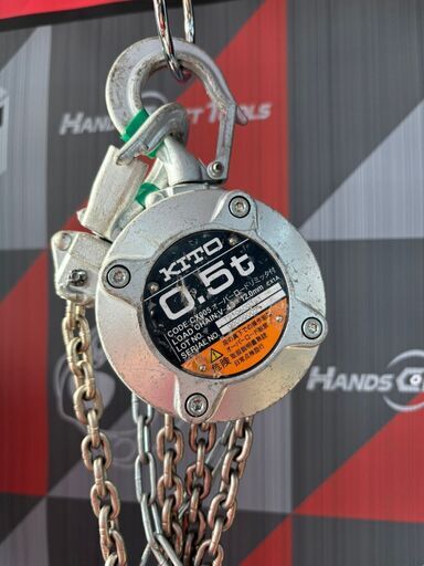 値下げしました！【中古】キトー KITO 0.5ｔチェーンブロック 本体のみ
