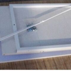 システムデスク　ザッキー110　ワイド　パソコンデスク　PCデスク　デスク　机　ワゴン　シェルフ　棚付き　作業机　ホワイト　インテリアの画像