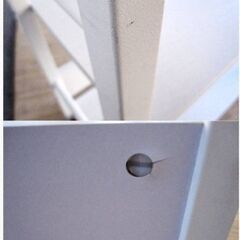 システムデスク　ザッキー110　ワイド　パソコンデスク　PCデスク　デスク　机　ワゴン　シェルフ　棚付き　作業机　ホワイト　インテリアの画像