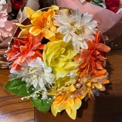 花の飾り物3点セット、バラ売り可能ですの画像