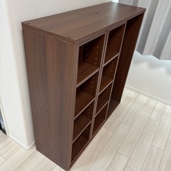 可動式本棚　ウォルナット　美品の画像