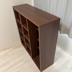 可動式本棚　ウォルナット　美品の画像