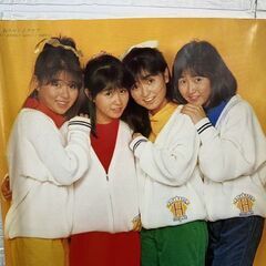 昭和 アイドル おニャン子クラブ 高井麻巳子 岩井由紀子 うしろゆびさされ組 ポスター 2枚セット 現状品 レトロ 札幌市 白石区 東札幌の画像